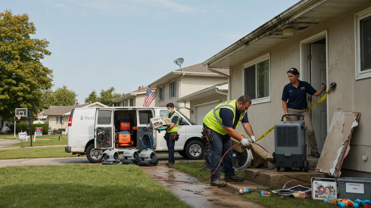 Water Damage Restoration in Somonauk, IL near me